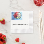 Serviette En Papier serviettes de homard personnalisées (En situation)