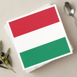 Serviette En Papier Serviettes de Hongrie, drapeau hongrois fête /supp