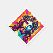 Serviette En Papier Serviettes de Jésus colorées ! (Coin)