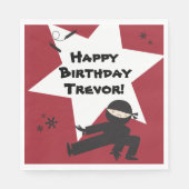 Serviette En Papier Serviettes De Jeu De Ninja - Choisissez Votre Prop (Devant)