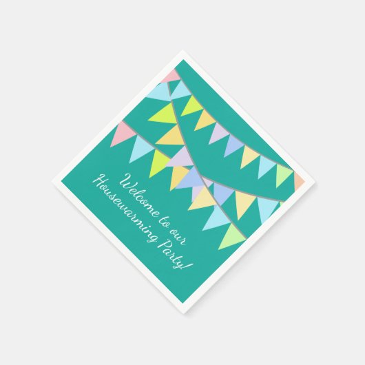 Serviette En Papier Serviettes de la partie chauffante personnalisées  (Coin)