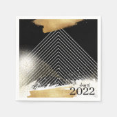 Serviette En Papier Serviettes de la partie de graduation encadrée en  (Devant)