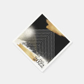 Serviette En Papier Serviettes de la partie de graduation encadrée en  (Coin)