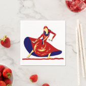 Serviette En Papier Serviettes de la soirée dansante (En situation)