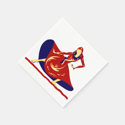 Serviette En Papier Serviettes de la soirée dansante (Coin)