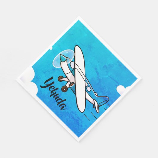 Serviette En Papier Serviettes de l'avion (Coin)