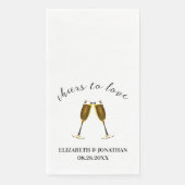 Serviette En Papier Serviettes De Lunettes De Champagne (Devant)