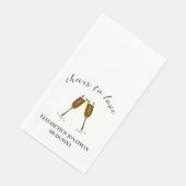 Serviette En Papier Serviettes De Lunettes De Champagne (Coin)