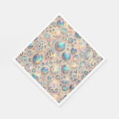 Serviette En Papier Serviettes de luxe à motif léopard opale (Coin)