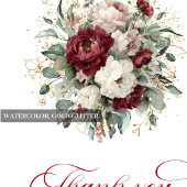 Serviette En Papier Serviettes de luxe Boho Marsala Fleurs Eucalyptus