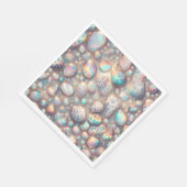 Serviette En Papier Serviettes de luxe imprimées léopard opale (Coin)