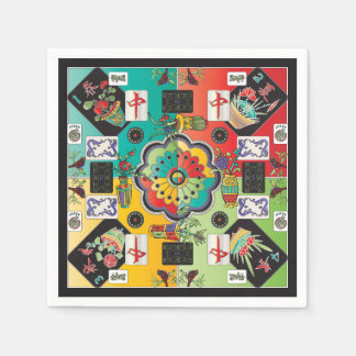 Serviette En Papier Serviettes de Mahjong Tuiles