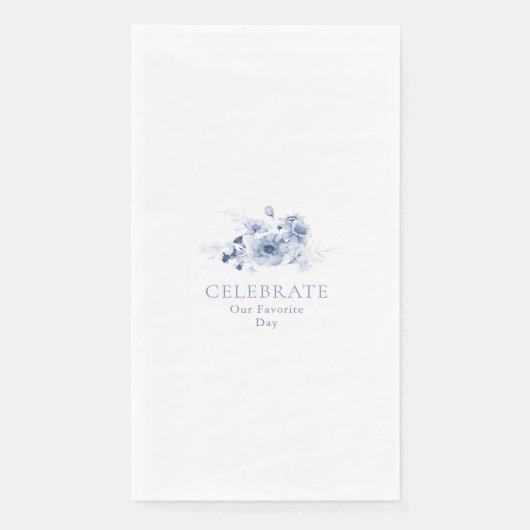 Serviette En Papier Serviettes de mariage élégantes pour invités – CEL (Devant)