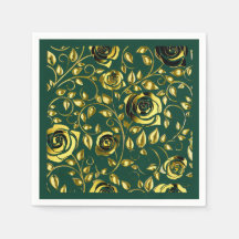 Serviettes de mariage Emerald Romance