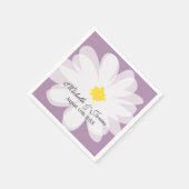 Serviette En Papier Serviettes de mariage en papier personnalisées ave (Coin)