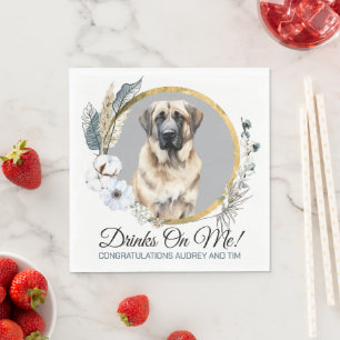 Serviette En Papier Serviettes de mariage Kangal Boit sur Moi avec pho