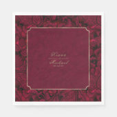 Serviette En Papier Serviettes de Mariage Paisley officielles ID767 (Devant)