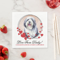 Serviettes de mariage pour moutons anglais anciens