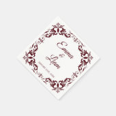 Serviette En Papier Serviettes de mariage rustiques mexicaines (Coin)