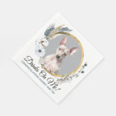 Serviette En Papier Serviettes de Mariage sans cheveux américaines ave (Coin)