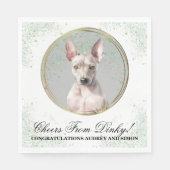 Serviette En Papier Serviettes de Mariage sans cheveux américaines ave (Devant)