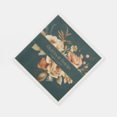 Serviette En Papier Serviettes de mariage sarcelle Sorcière de la forê (Coin)