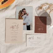 Serviette En Papier Serviettes de mariage Terracotta Rust Pumpkin Sunf
