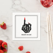 Serviette En Papier Serviettes de mariée ou de décès (En situation)