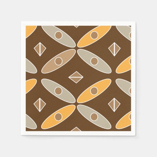 Serviette En Papier serviettes de Motif Batik indonésien (Devant)