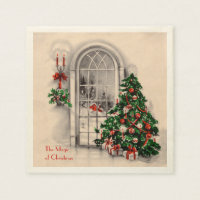 Serviettes de Noël