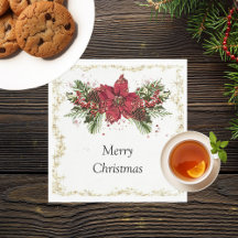 Serviettes de Noël