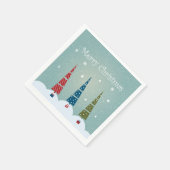 Serviette En Papier Serviettes de Noël - Arbres de Noël (Coin)