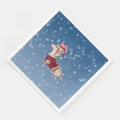 Serviette En Papier Serviettes de Noël Dachshund Papier serviettes (Coin)