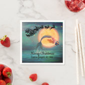 Serviette En Papier Serviettes de Noël de sirène (En situation)