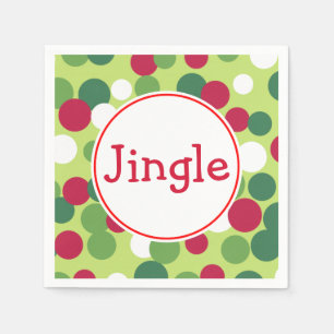 Serviette En Papier Serviettes de Noël Jingle