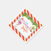 Serviette En Papier Serviettes de Noël Jingle et flamingle - WH (Coin)