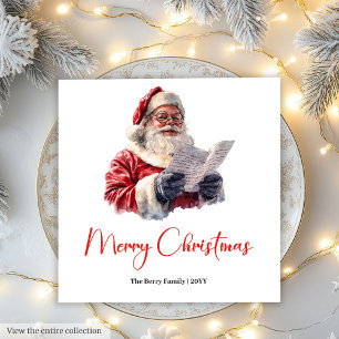 Serviette En Papier Serviettes de Noël Père Noël Tendance Moderne Chal