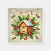Serviette En Papier Serviettes de Noël pour l'apiculture (Devant)