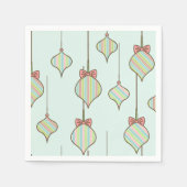 Serviette En Papier Serviettes de Noël rétro (Devant)