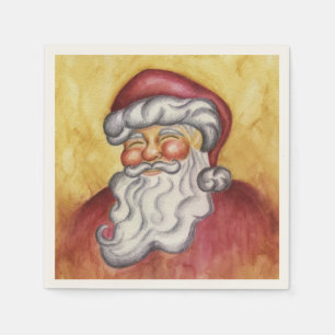 Serviette En Papier Serviettes de Noël Santa