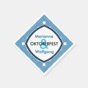 Serviette En Papier Serviettes de Oktoberfest personnelles