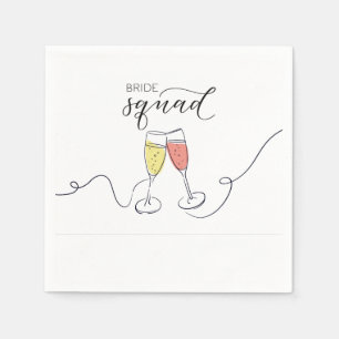 Serviette En Papier Serviettes de pain de champagne de la brigade de m