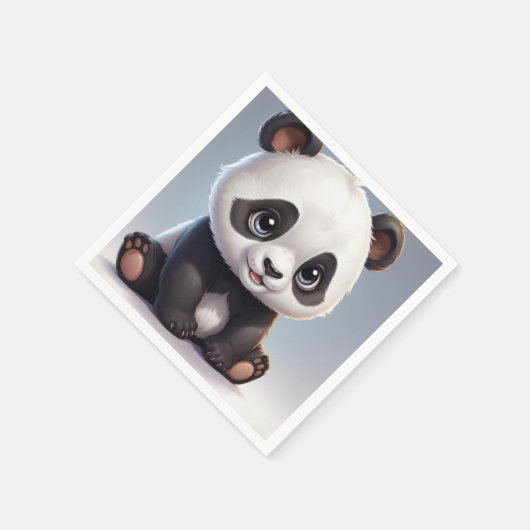 Serviette En Papier Serviettes de panda (Coin)