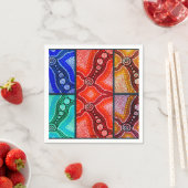 Serviette En Papier Serviettes de panneau de corroborée (En situation)