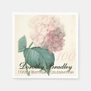 Serviette En Papier Serviettes de papier anniversaire vintage