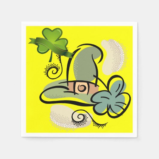Serviette En Papier Serviettes de papier de jour St. Patrick (Devant)