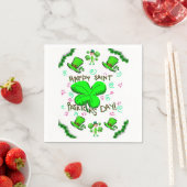 Serviette En Papier Serviettes de papier de jour St. Patrick (En situation)