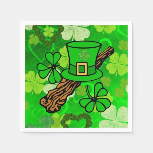 Serviette En Papier Serviettes de papier de jour St. Patrick (Devant)