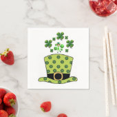Serviette En Papier Serviettes de papier de jour St. Patrick (En situation)