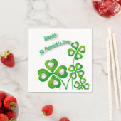 Serviette En Papier Serviettes de papier de jour St. Patrick (En situation)